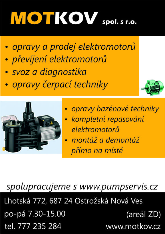 opravy elektromotor motko